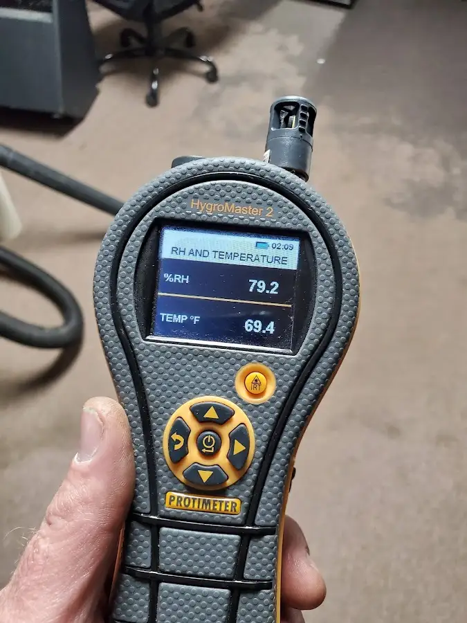 Moisture meter humidity assessment for Mold Remediation & Removal in Wilmington Island